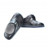 Pantofi copii mici 07-1c indigo+gri