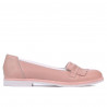 Pantofi casual dama 699 pudra combinat