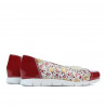 Pantofi copii 171 lac rosu combinat