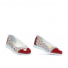 Pantofi copii 171 lac rosu combinat