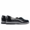 Pantofi casual dama 699 lac negru combinat