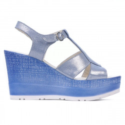 Sandale dama 5054 bleu argento