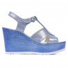 Sandale dama 5054 bleu argento