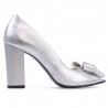 Sandale dama 1271 argintiu satinat