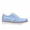 Pantofi copii 154 bleu sidef combinat