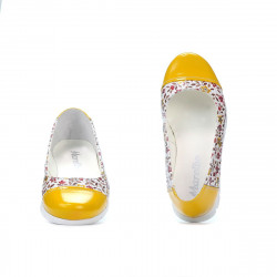 Pantofi copii 171 galben combinat