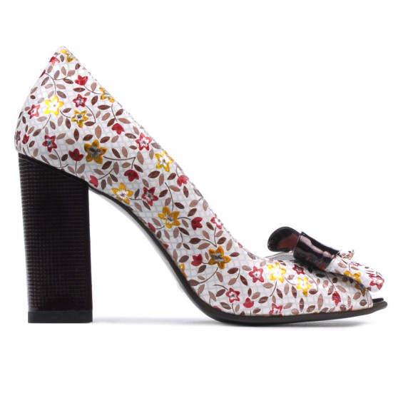 Sandale dama 1271 grena floral multicolor Sandale dama 1271 grena floral multicolor