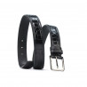 Curea barbati 32bc negru+croco negru