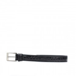 Curea barbati 32bc negru+croco negru