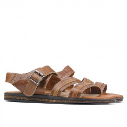 Sandale barbati 315 croco maro