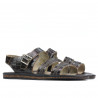 Sandale barbati 315 croco cafe