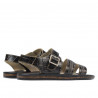 Sandale barbati 315 croco cafe