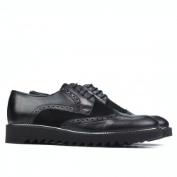 Pantofi casual barbati 831 negru combinat