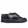 Pantofi casual barbati 831 negru combinat