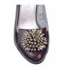 Pantofi eleganti dama 1272 lac bordo