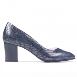 Pantofi eleganti dama 1268 piton indigo
