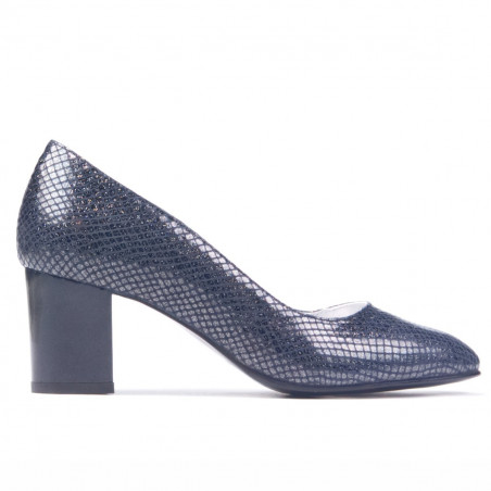 Pantofi eleganti dama 1268 piton indigo