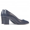 Pantofi eleganti dama 1268 piton indigo