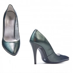 Pantofi eleganti dama 1241 verde sidef