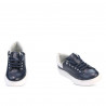 Pantofi sport dama 6008 indigo+alb