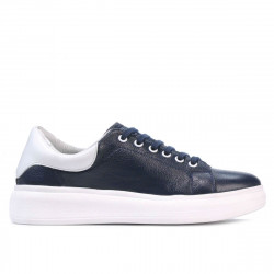 Pantofi sport dama 6008 indigo+alb
