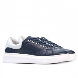 Pantofi sport dama 6008 indigo+alb