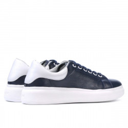 Pantofi sport dama 6008 indigo+alb