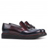 Pantofi casual dama 659 lac indigo+bordo