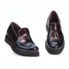 Pantofi casual dama 659 lac indigo+bordo