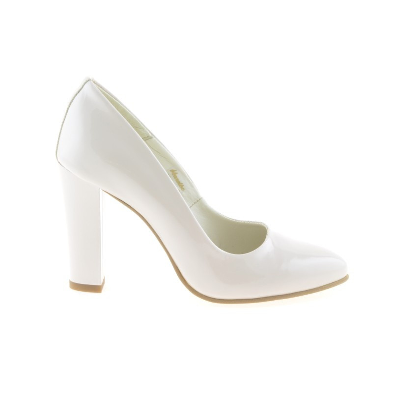Pantofi eleganti dama 1214 lac ivoriu