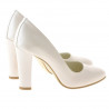 Pantofi eleganti dama 1214 lac ivoriu