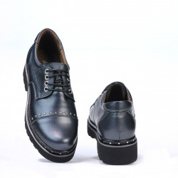 Női alkalmi cipő 6009 antracit gyöngyházfényű