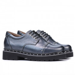 Női alkalmi cipő 6009 antracit gyöngyházfényű