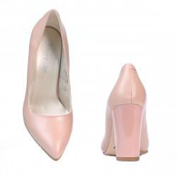 Pantofi eleganti dama 1261 pudra sidef