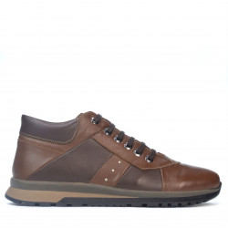 Pantofi casual  barbati 4110 maro+cafe