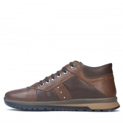 Pantofi casual  barbati 4110 maro+cafe