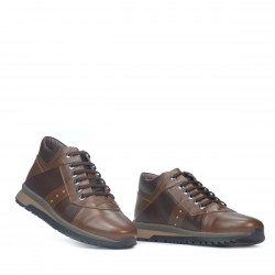 Pantofi casual  barbati 4110 maro+cafe
