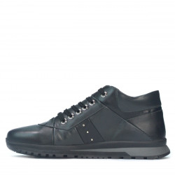 Pantofi casual barbati 4110 negru+gri