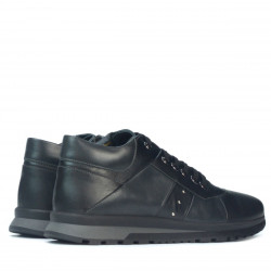 Pantofi casual barbati 4110 negru+gri