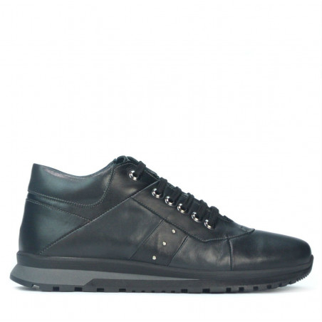 Pantofi casual barbati 4110 negru+gri
