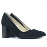Pantofi eleganti dama 1273 negru antilopa