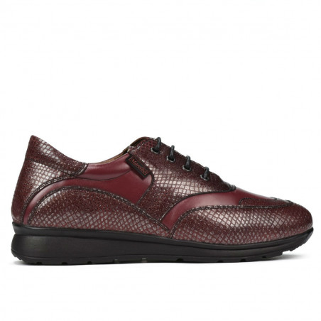 Pantofi sport/casual dama 6005 bordo combinat
