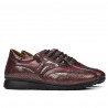 Pantofi sport/casual dama 6005 bordo combinat