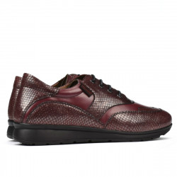 Pantofi sport/casual dama 6005 bordo combinat