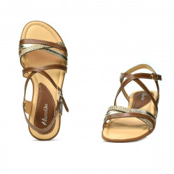 Sandale dama 5058 maro combinat