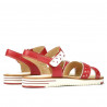 Sandale dama 5061 ginger+alb