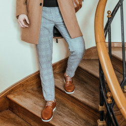 Pantofi casual barbati 889 coniac