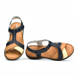 Sandale dama 5046 indigo combinat