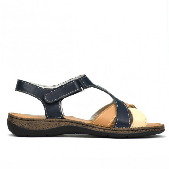 Sandale dama 5046 indigo combinat