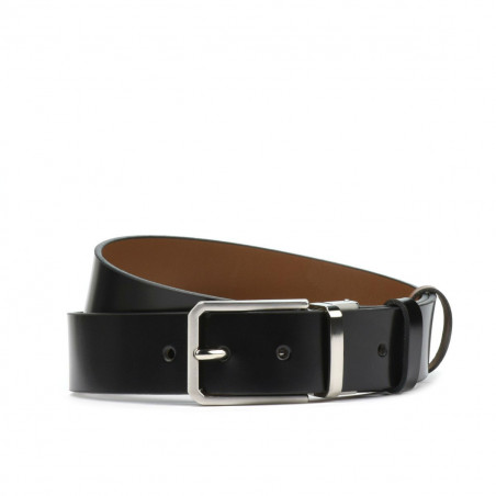 Curea barbati 35b bicolor negru+maro